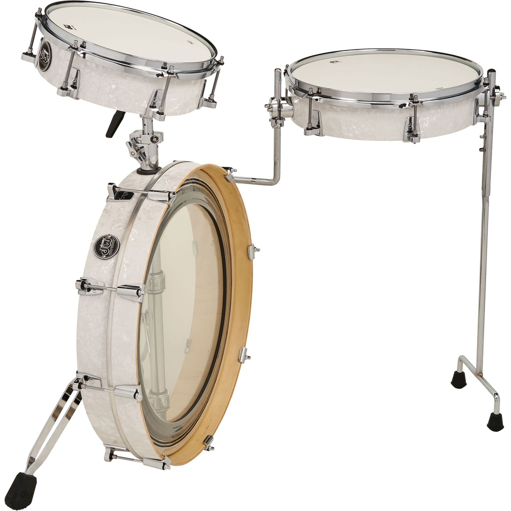 [DRKTPFC03RK] DW Performance 3-Piece LowPro Travel Drum Set (20B-10-13F)