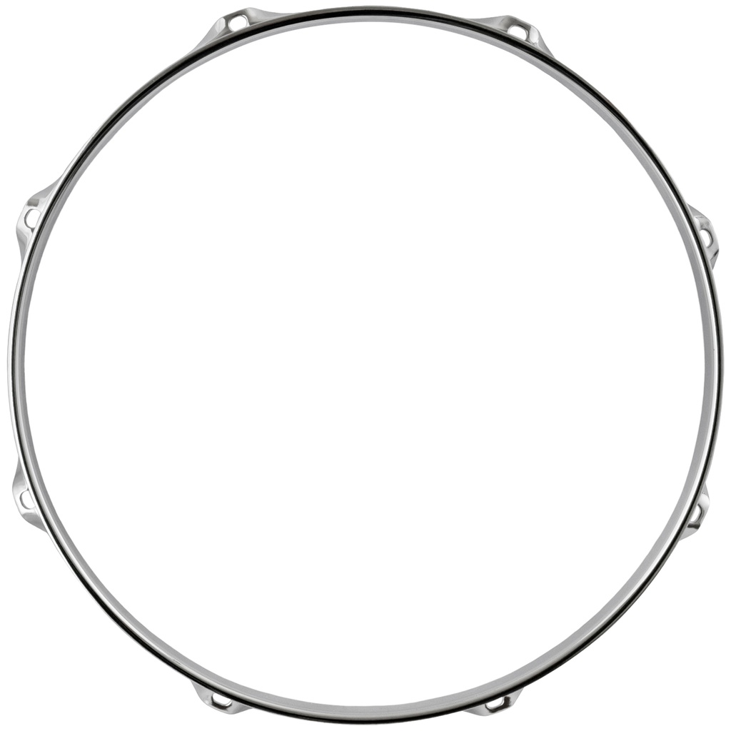 [P300-0017] Dynasty 14" 2.3mm 8-Hole Hoop in Chrome