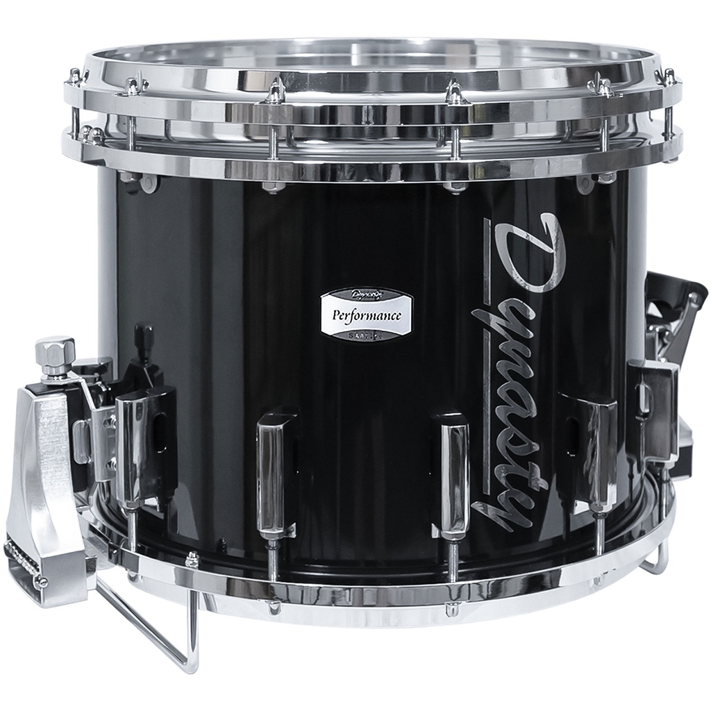 [MS-X14R1595] Dynasty 14" x 12" DFX Marching Snare w/ Chrome in Black
