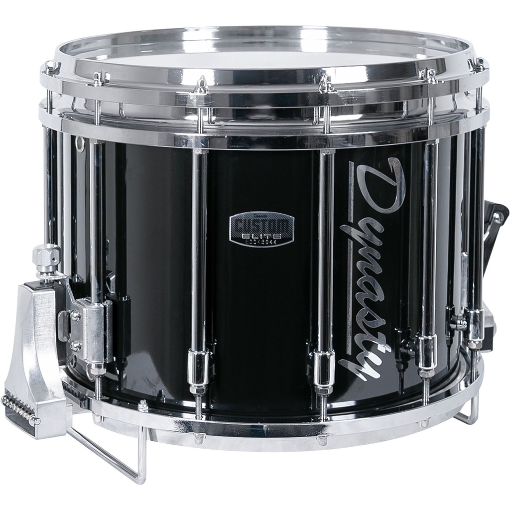 [MS-Z14R1595] Dynasty 14" x 12" DFZ Marching Snare w/ Chrome in Black