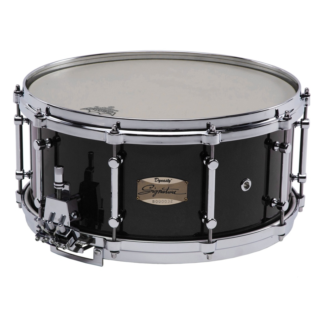 [CS-S1465B] Dynasty 14" x 6.5" Signature Concert Snare Drum Piano Black