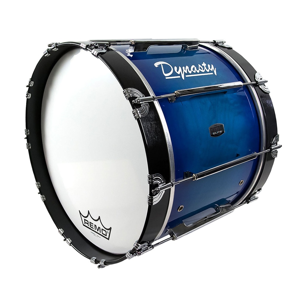 [MB-16CL] Dynasty 16" x 14" Marching Bass w/ Chrome in Lacquer