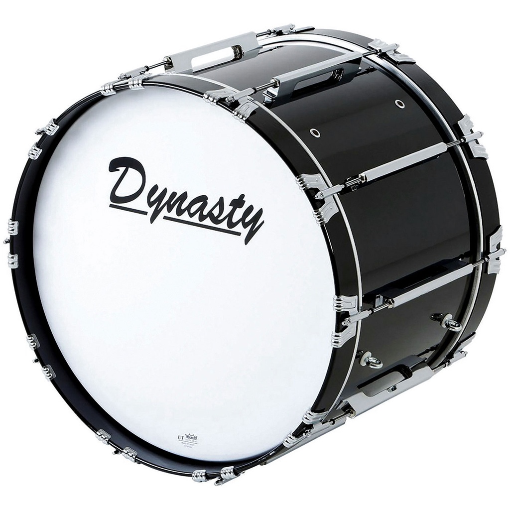 Dynasty 18" x 14" Marching Bass w/ Chrome in Black