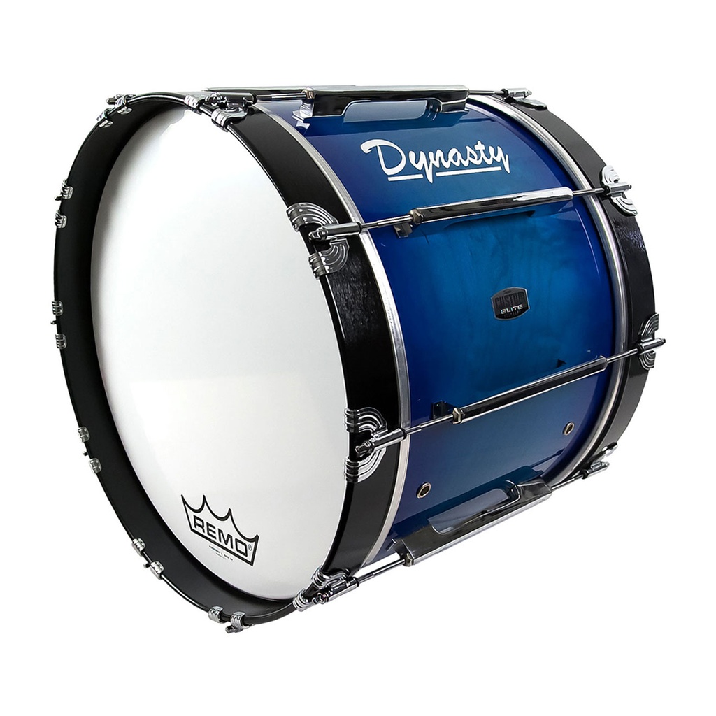 [MB-18CL] Dynasty 18" x 14" Marching Bass w/ Chrome in Lacquer
