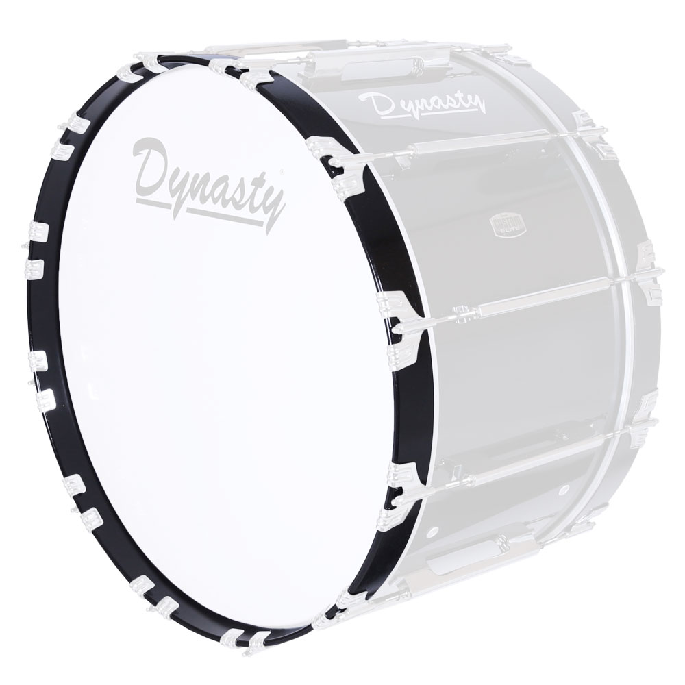 Dynasty 22" Black 12-Ply Maple Marching Bass Hoop