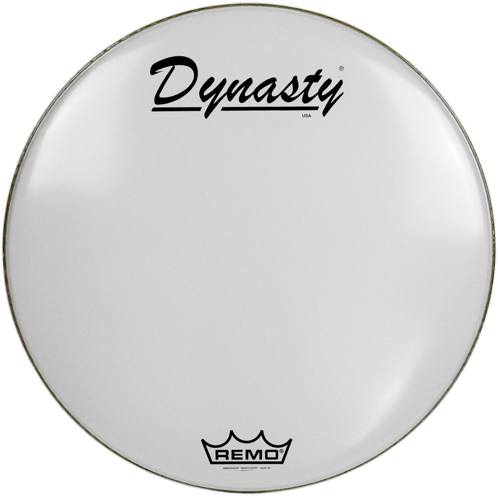 Dynasty 24" Dynasty Smooth White Logo Bass Head