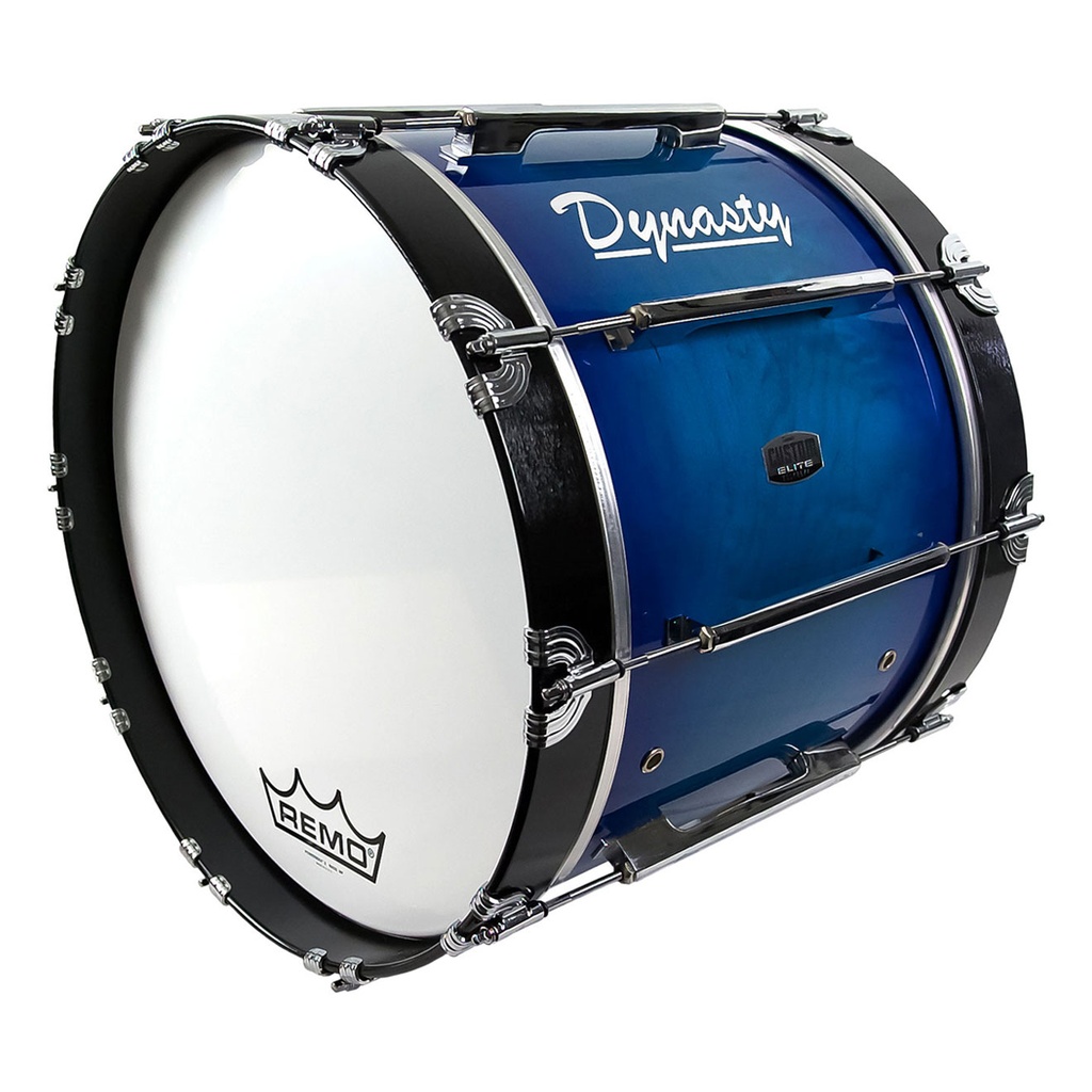 [MB-24CL] Dynasty 24" x 14" Marching Bass w/ Chrome in Lacquer