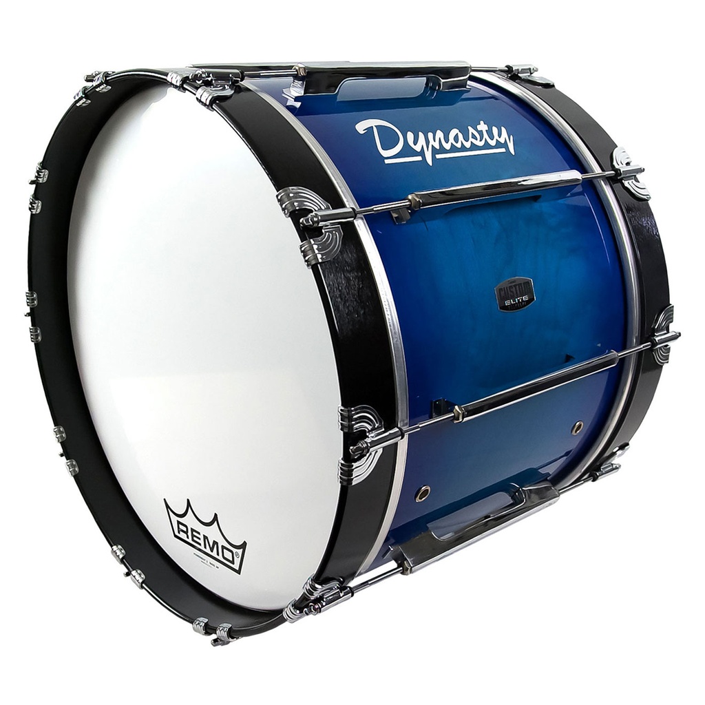 [MB-26CL] Dynasty 26" x 14" Marching Bass w/ Chrome in Lacquer