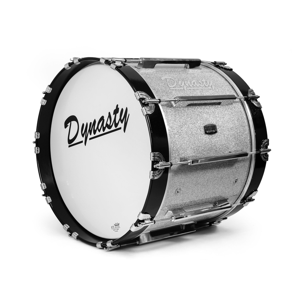 [MB-26S] Dynasty 26" x 14" Marching Bass w/ Chrome in Sparkle