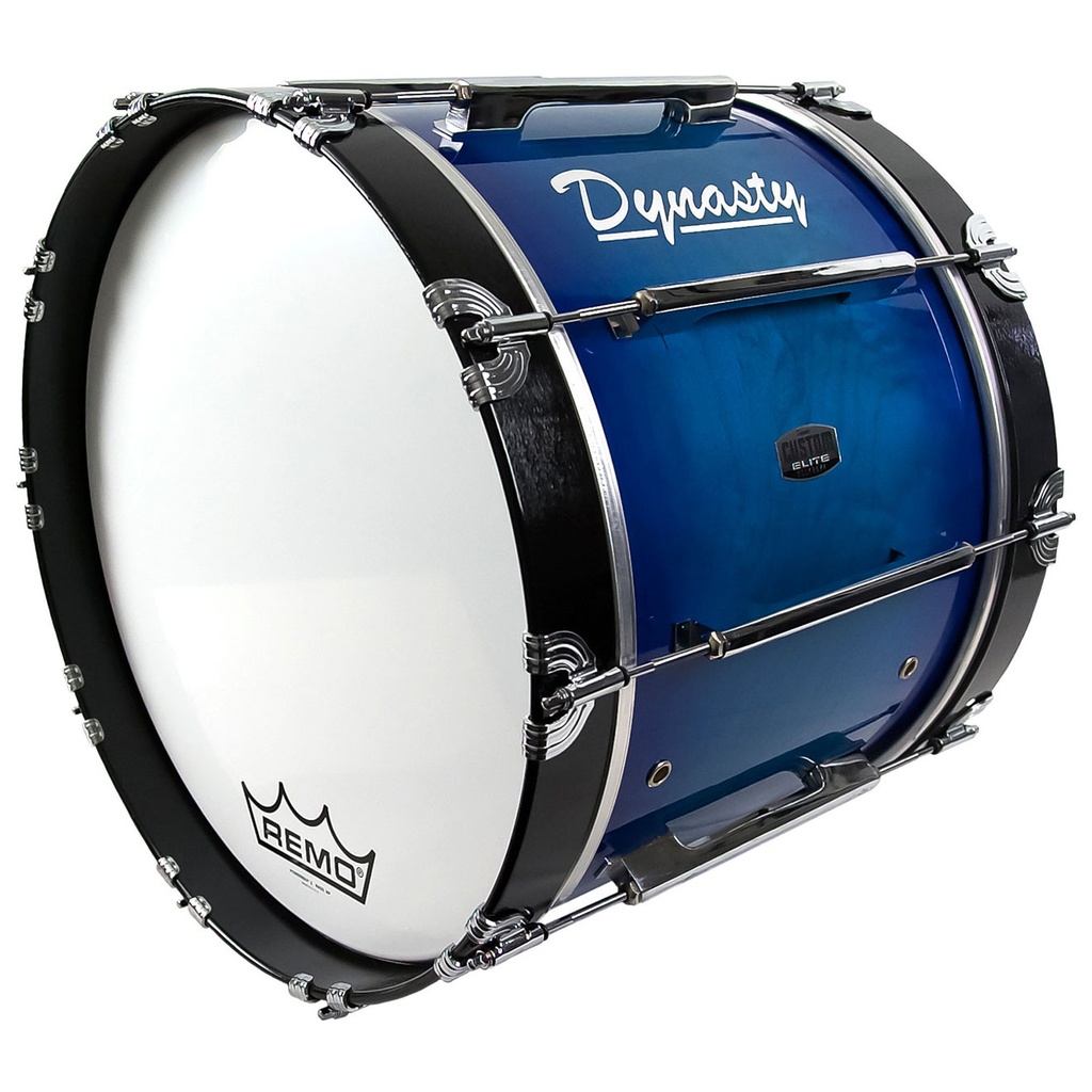 [MB-30CL] Dynasty 30" x 14" Marching Bass w/ Chrome in Lacquer