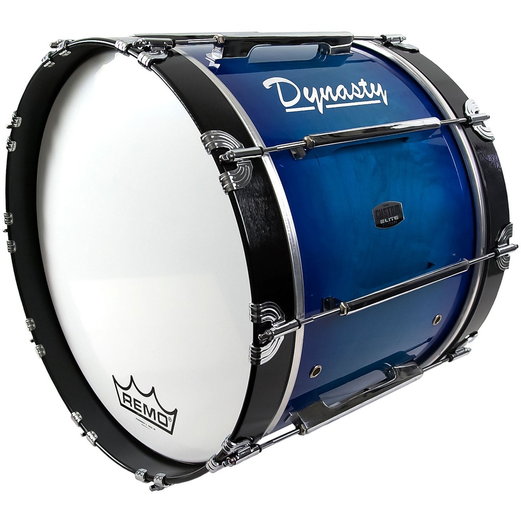 [MB-32CL] Dynasty 32" x 14" Marching Bass w/ Chrome in Lacquer