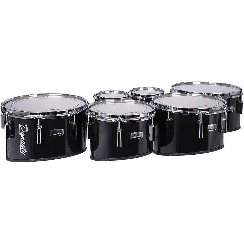 Dynasty 6-6-10-12-13-14" Marching Tenors w/ Chrome in Black