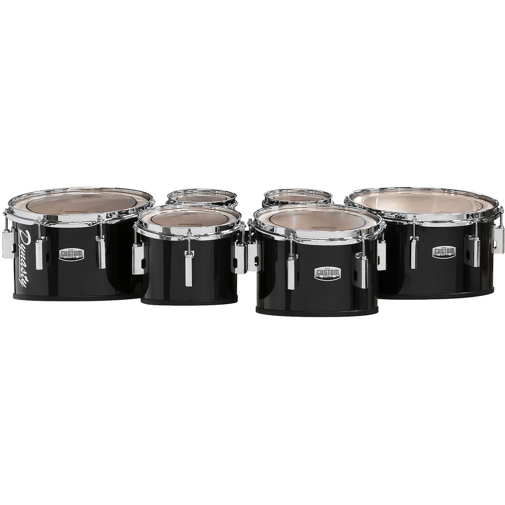[MT-S668024R1595] Dynasty 6-6-8-10-12-14" Marching Tenors w/ Chrome in Black