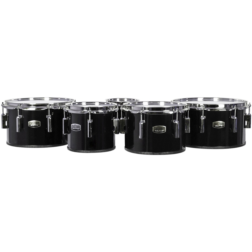 Dynasty 6-8-10-12-14" Marching Tenors w/ Chrome in Black