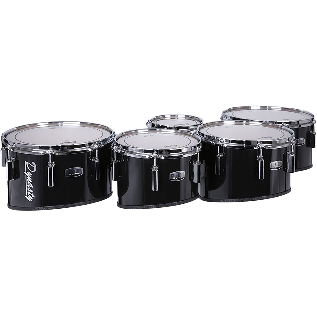 [MT-S80234R1595] Dynasty 8-10-12-13-14" Marching Tenors w/ Chrome in Black