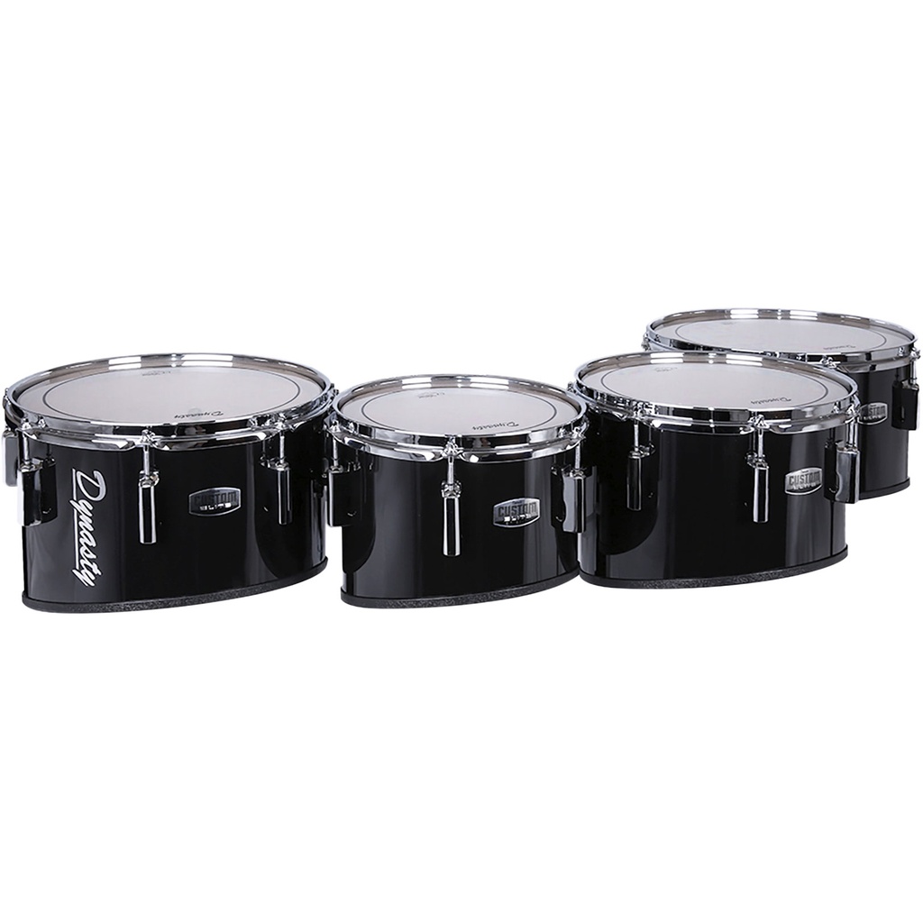 Dynasty 8-10-12-14" Marching Tenors w/ Chrome in Black