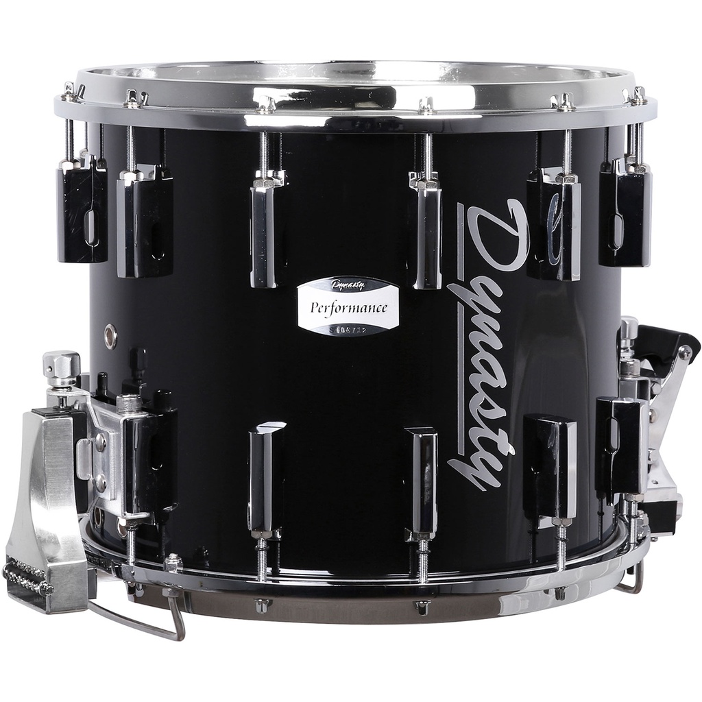 [MS-T14R1595] Dynasty DFT Traditional Marching Snare w/ Chrome in Black