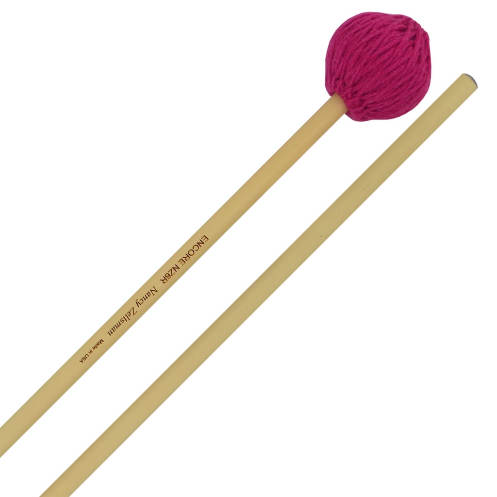 [NZ6R] Encore Mallets Fuschia Articulate Bass Nancy Zeltsman Rattan