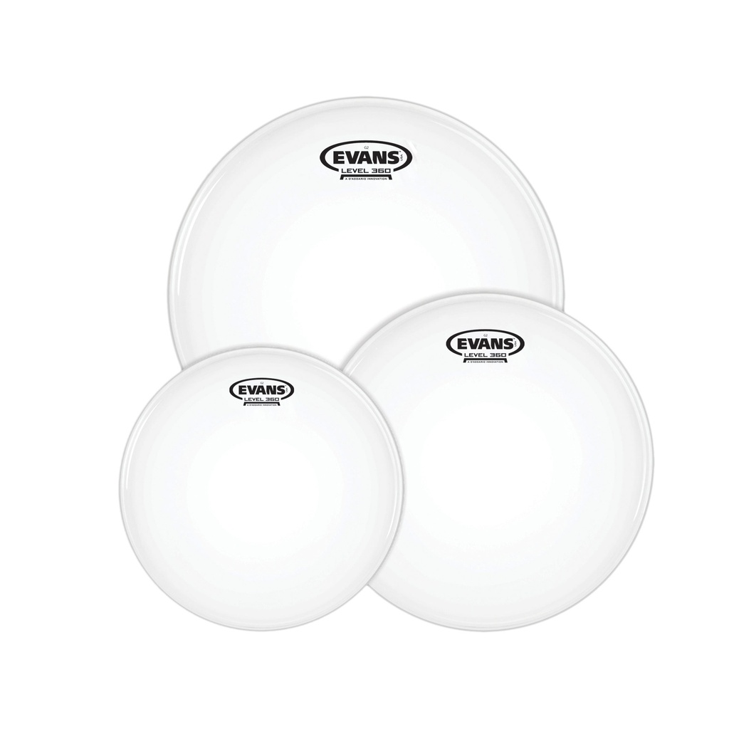[ETP-G2CTD-F] Evans 10"/12"/14" G2 Coated Fusion Tom Head Pack