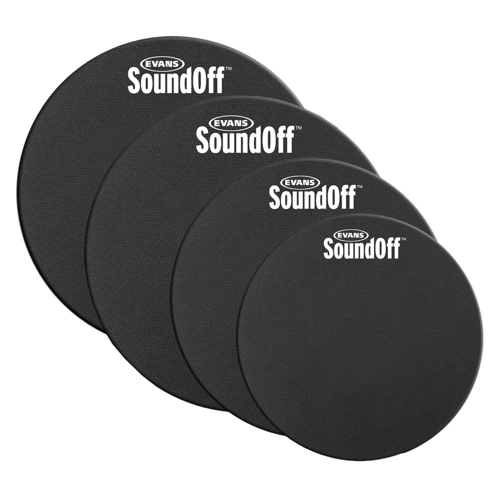 [SO-0244] Evans 10-12-14-14" SoundOff Drum Mute Pack