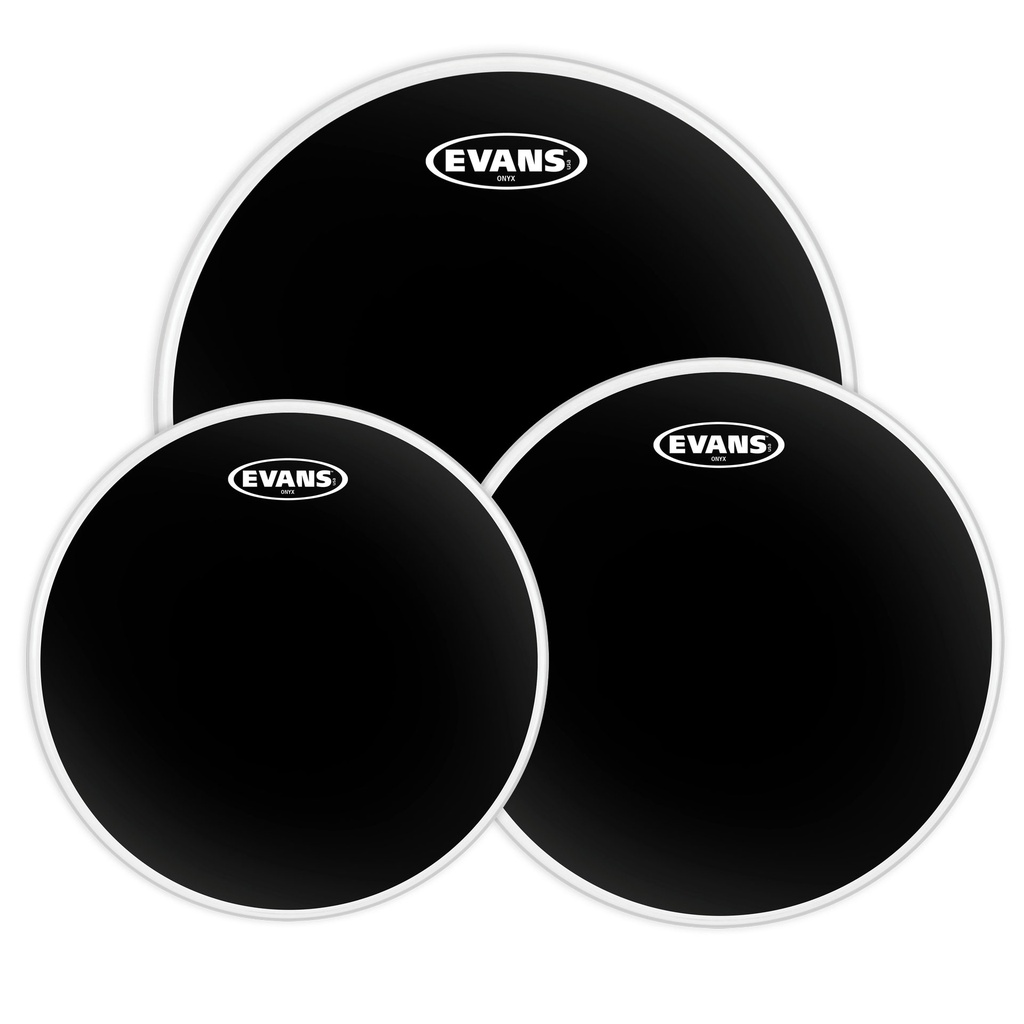 [ETP-ONX2-S] Evans 12"/13"/16" Onyx Standard Tom Head Pack