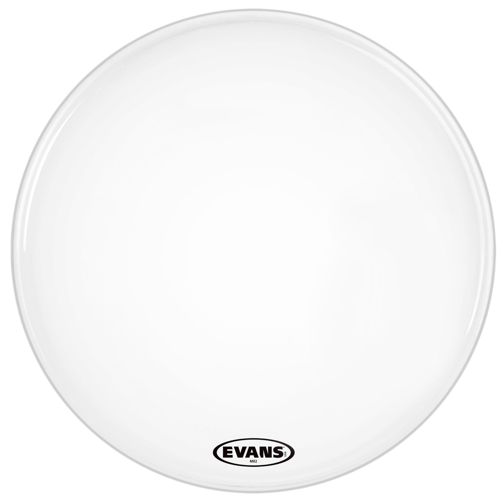 [BD16MX2W] Evans 16" MX2 White Marching Bass Head