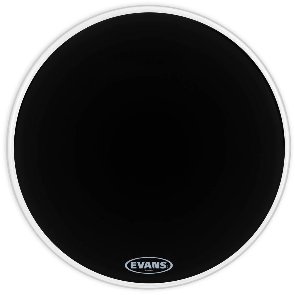 Evans 20" Resonant Black Bass Head