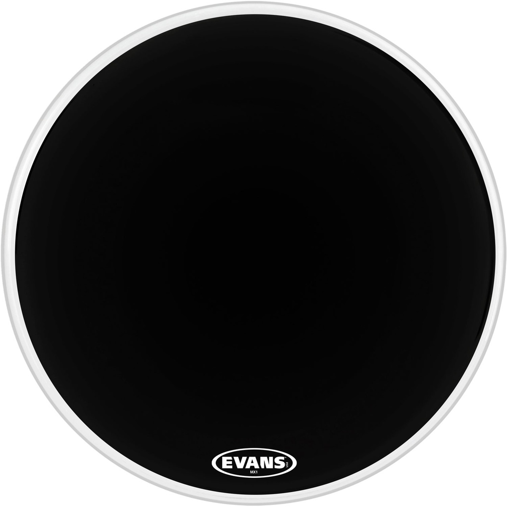 Evans 32" MX1 Black Marching Bass Head