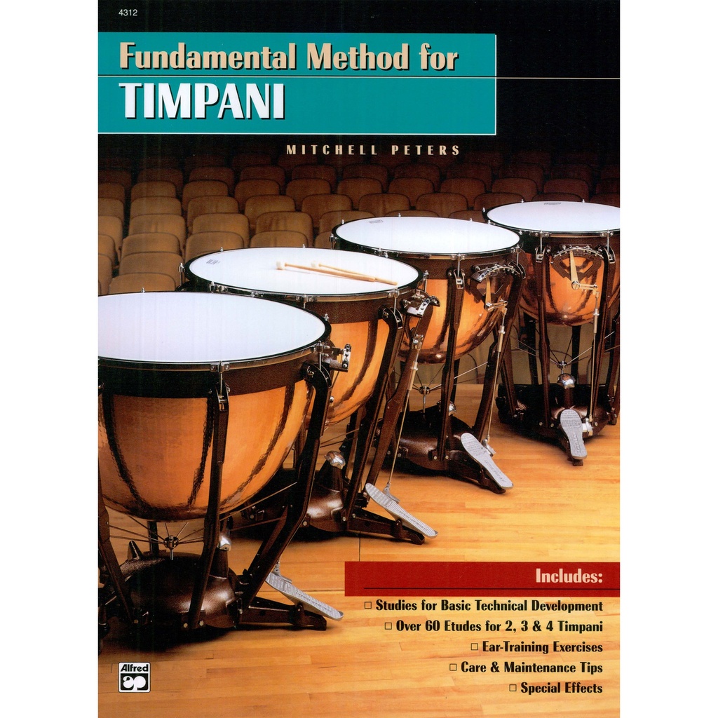 [00-4312] Fundamental Method for Timpani by Peters