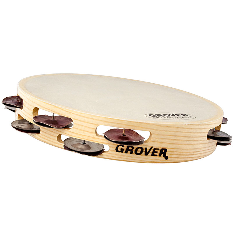 [T2/HS-B] Grover Pro 10" Bantamweight Hybrid Silver Tambourine