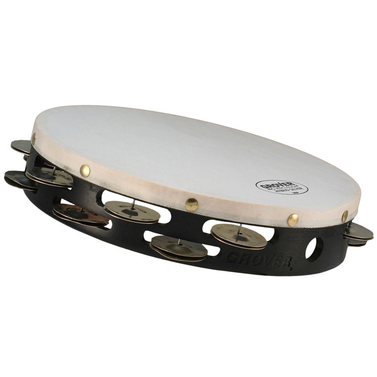 [T2/HS] Grover Pro 10" Hybrid Silver Double-Row Tambourine