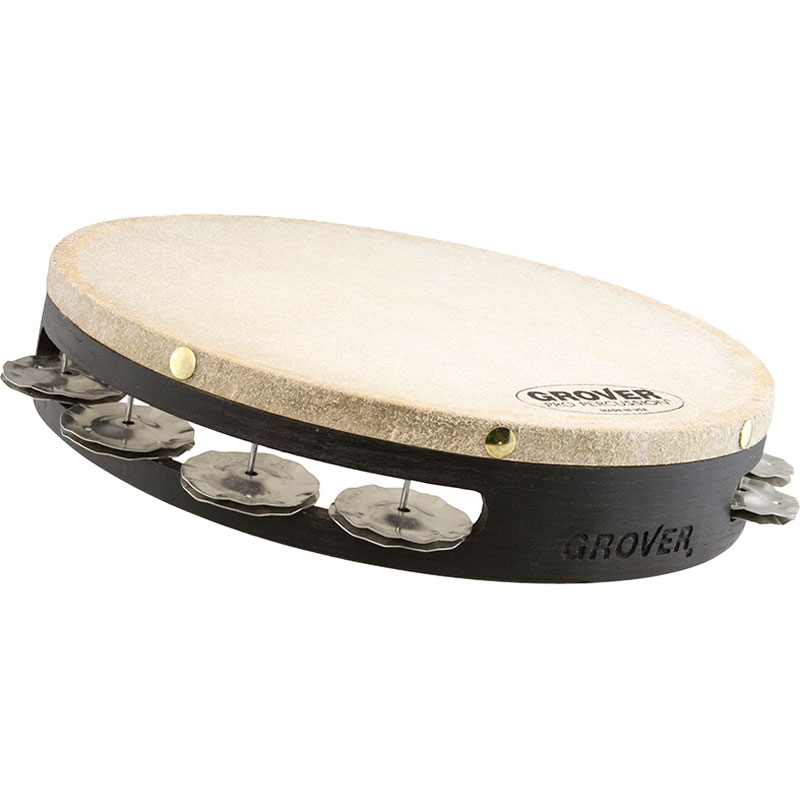 [T1/SS] Grover Pro 10" Single-Row Spanish Silver Tambourine