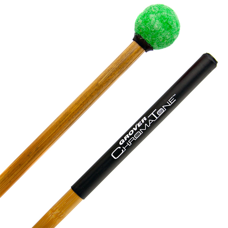 [TMB-C11] Grover Pro ChromaTone II General Timpani Mallets (Emerald Green)