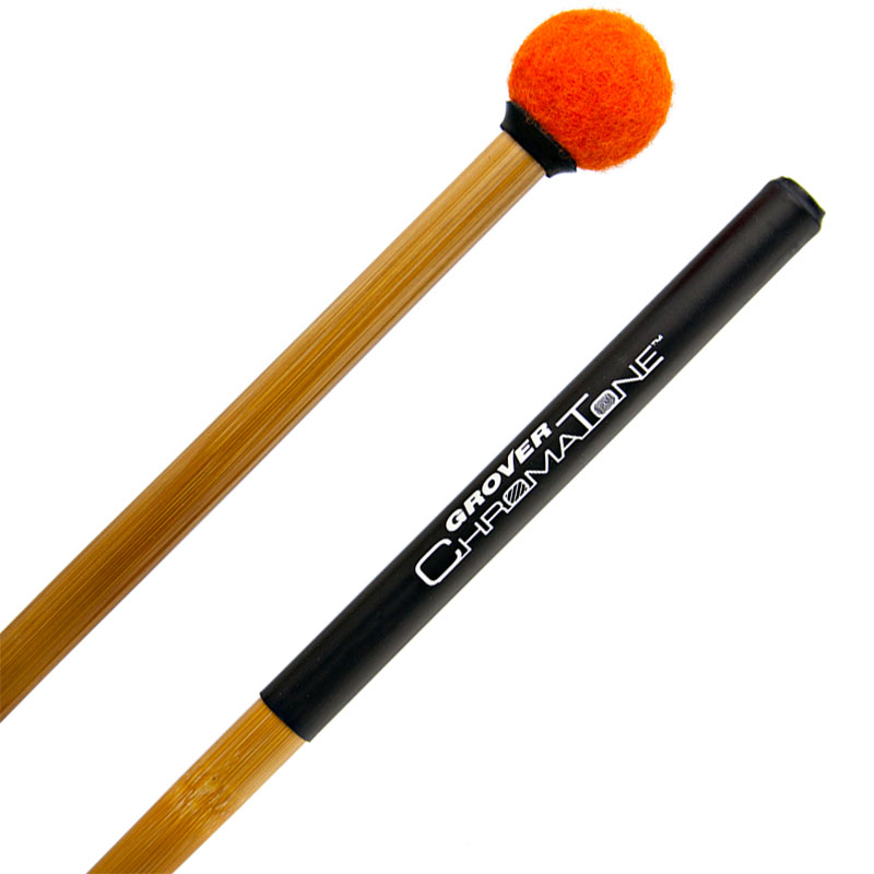 [TMB-C10] Grover Pro ChromaTone II Staccato Timpani Mallets (Topaz Orange)