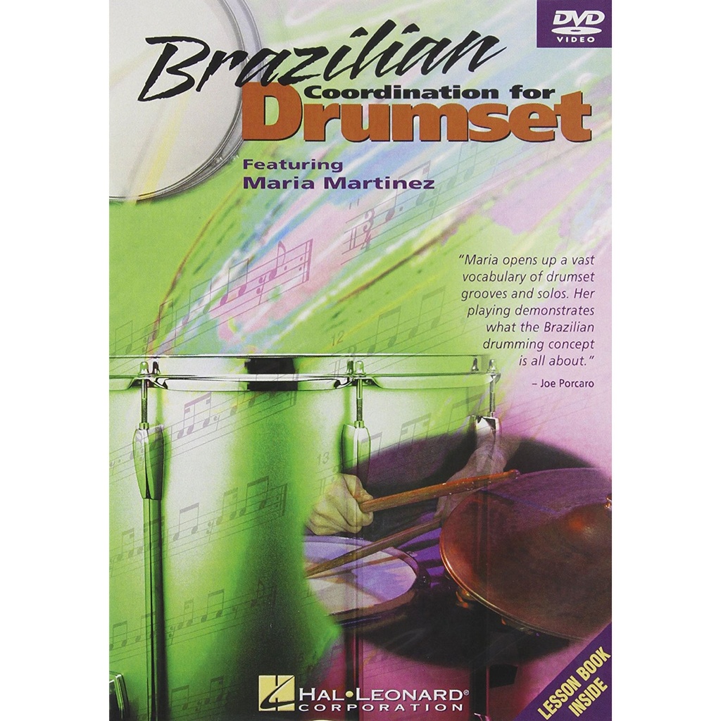 [695284] Hal Leonard Brazilian Coordination for Drumset by Maria Martinez