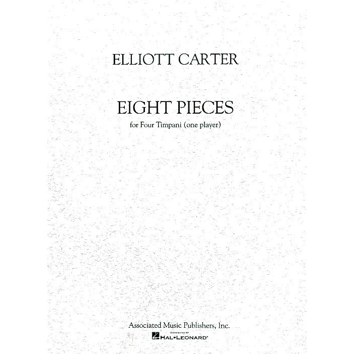 [50234240] Hal Leonard Eight Pieces for Four Timpani by Elliott Carter
