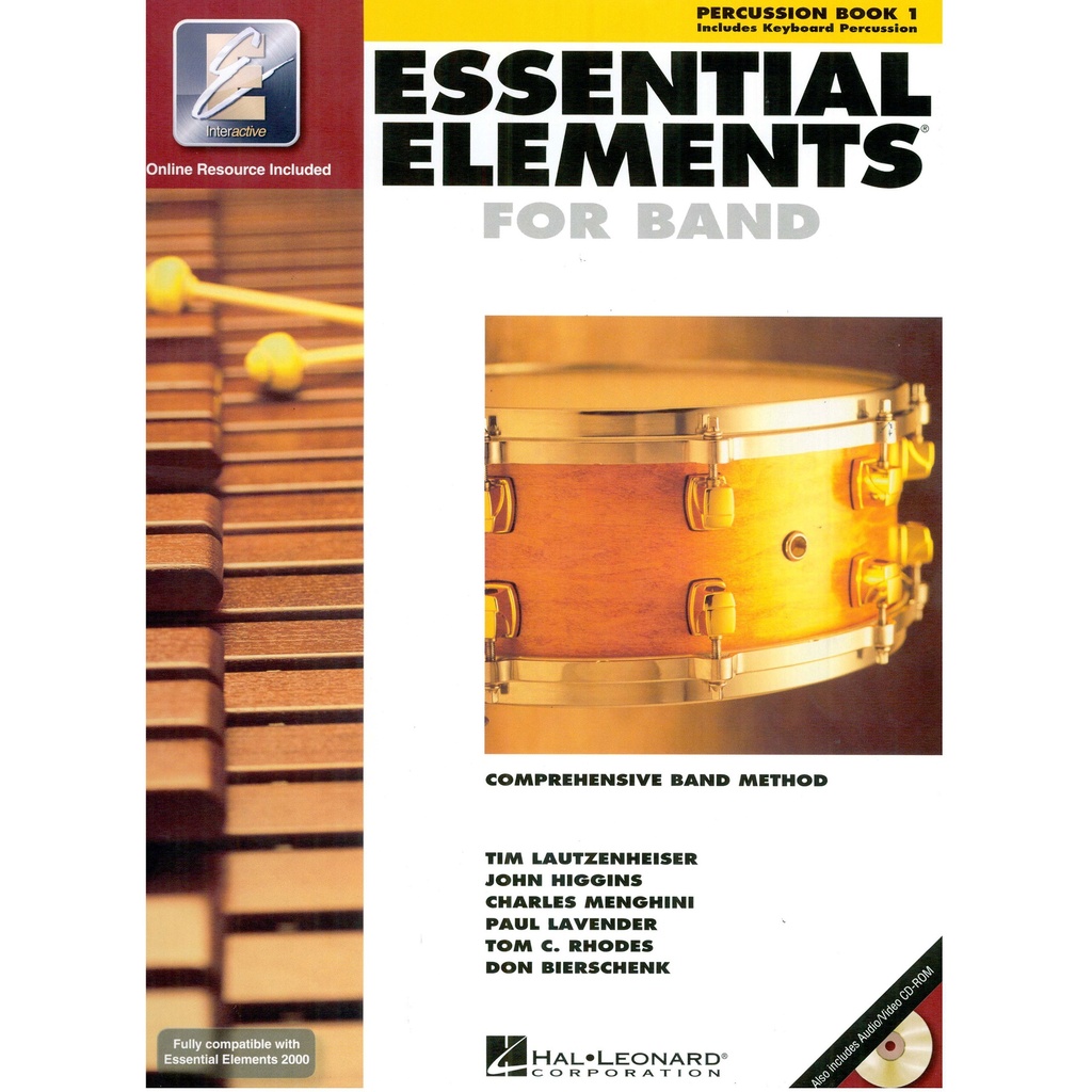[862582] Hal Leonard Essential Elements for Band: Percussion Book 1