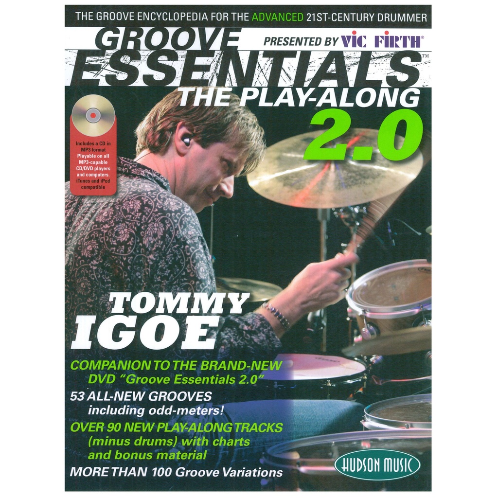 [6620125] Hal Leonard Groove Essentials 2.0 - The Play-Along Book/CD by Igoe