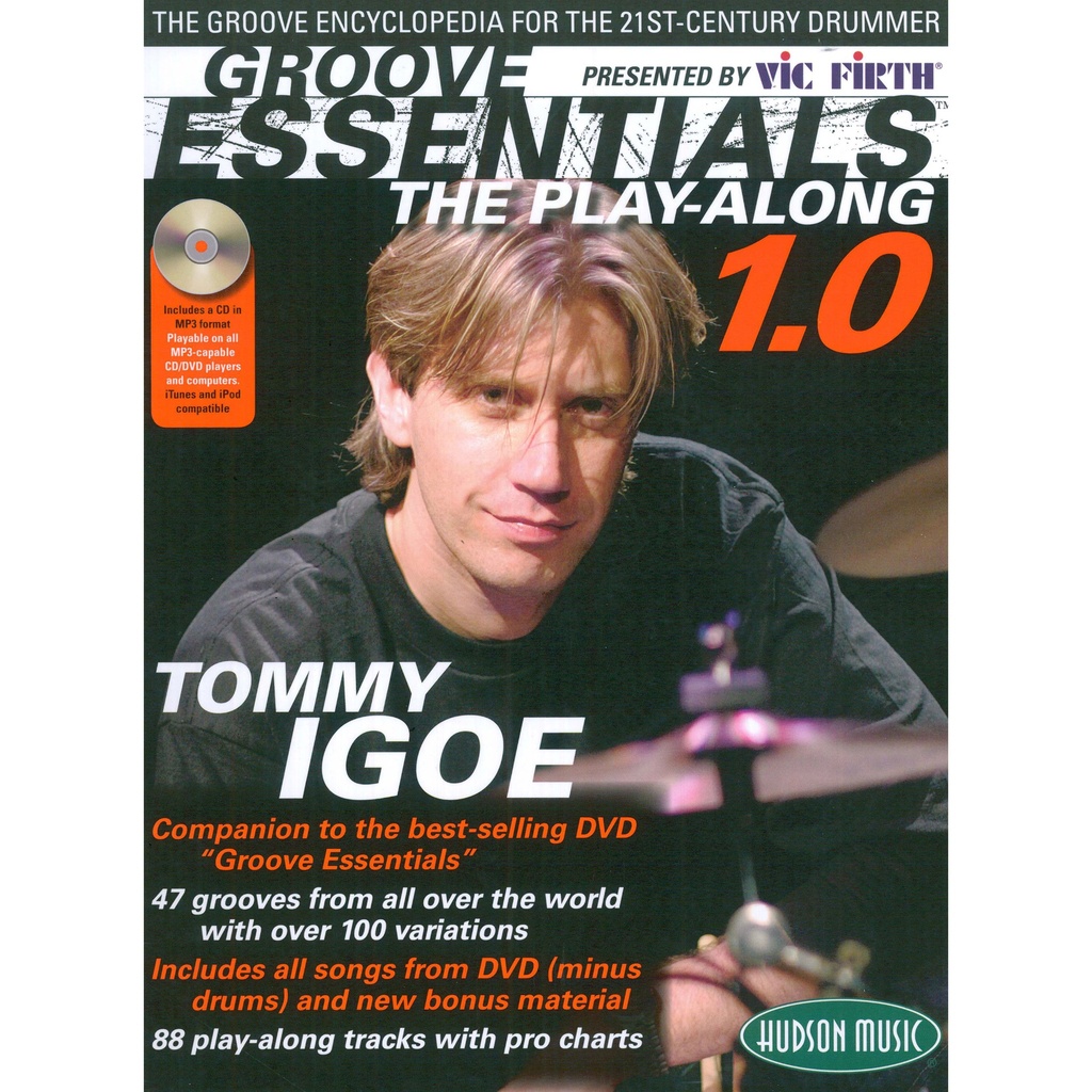 [320541] Hal Leonard Groove Essentials w/ CD and DVD by Igoe