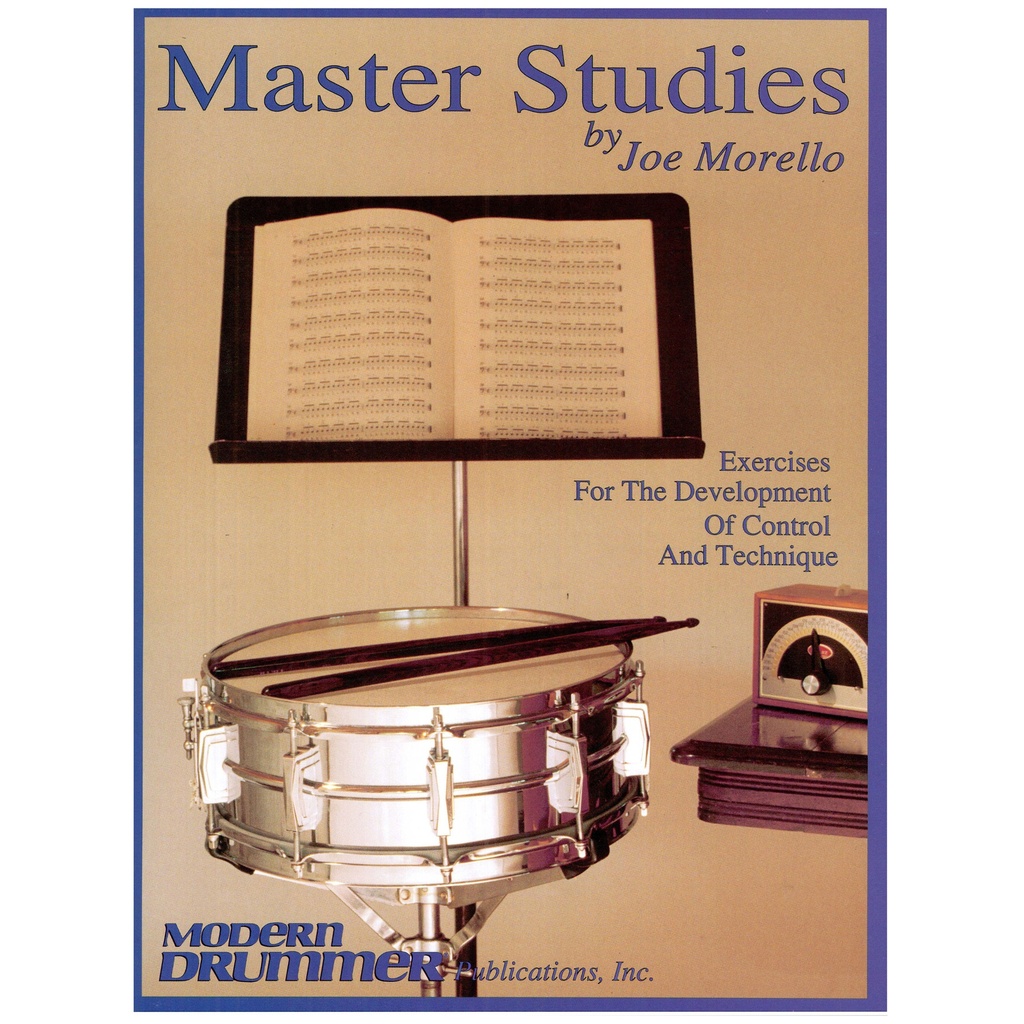 [6631474] Hal Leonard Master Studies Volume 1 by Joe Morello