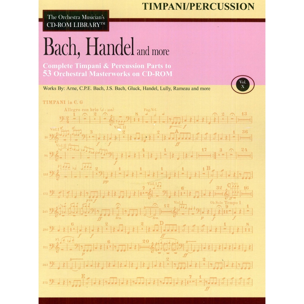 [220235] Hal Leonard Orchestra Musician's Library v.10 - Bach Handel and More
