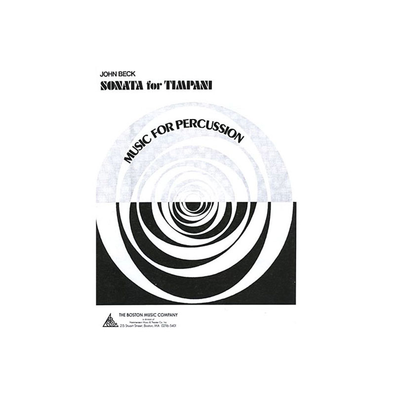 [14030713] Hal Leonard Sonata for Timpani by John Beck