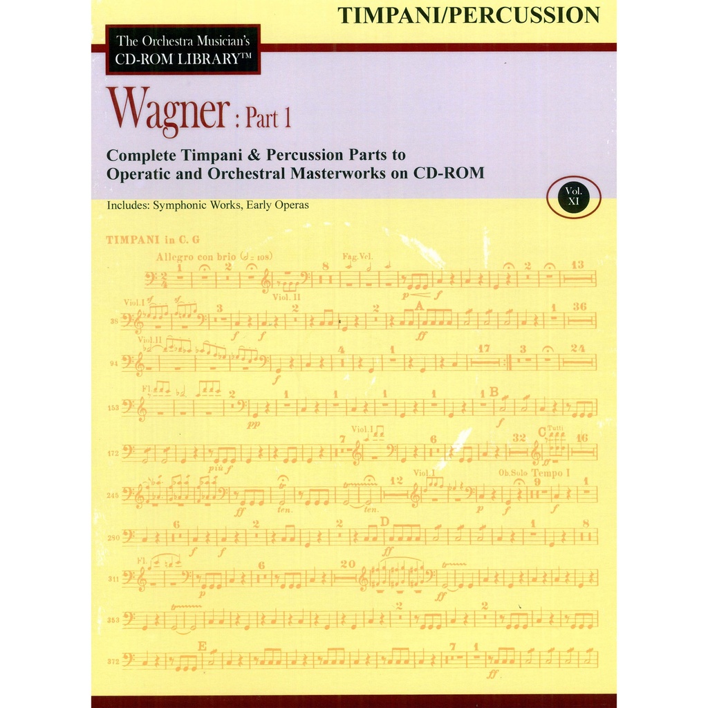 [220288] Hal Leonard The Orchestra Musician's Library v.11 - Wagner: Part 1