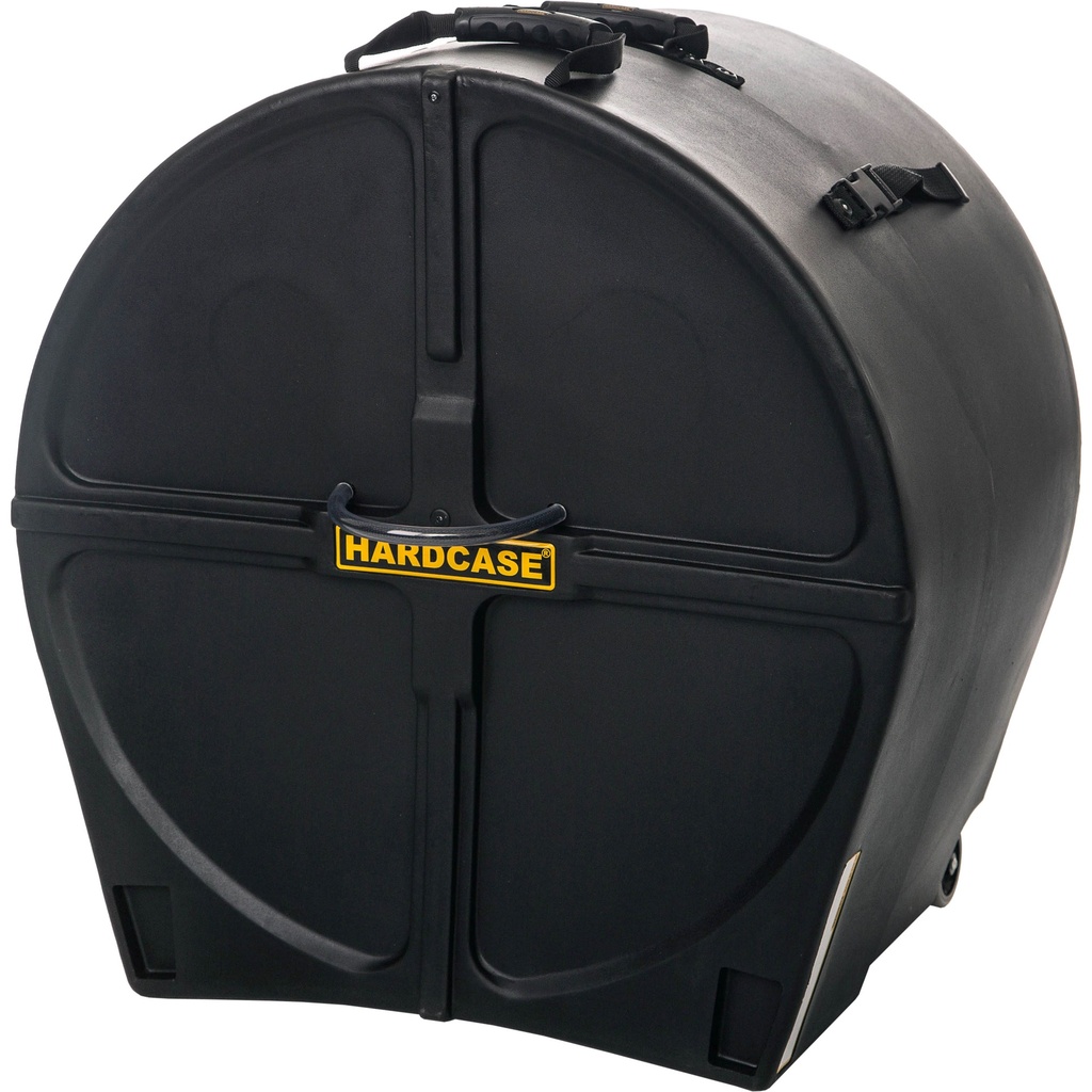 [HN22B] Hardcase 22" (Diameter) x 16-to-20" (Deep) Bass Drum Case with Wheels