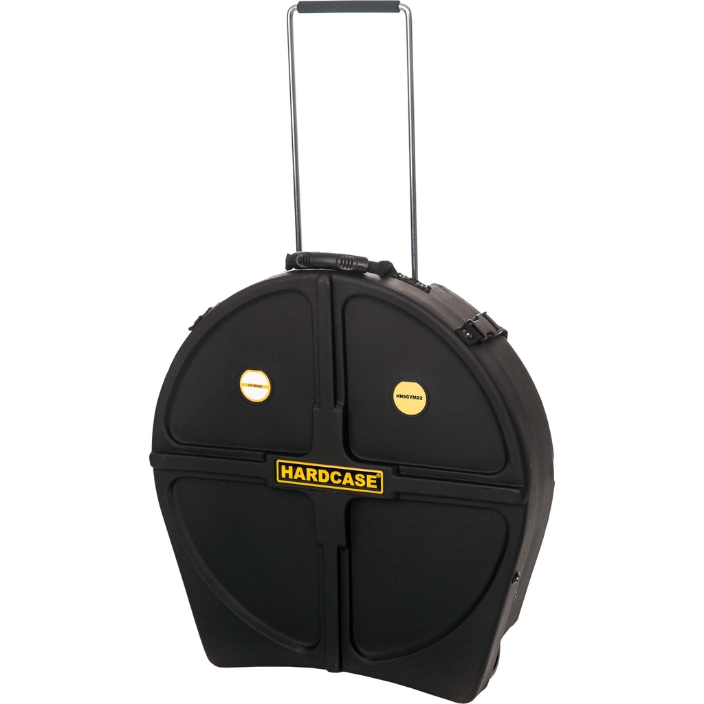 [HN9CYM22] Hardcase 22" Cymbal Case with Retractable Tow Handle & Wheels