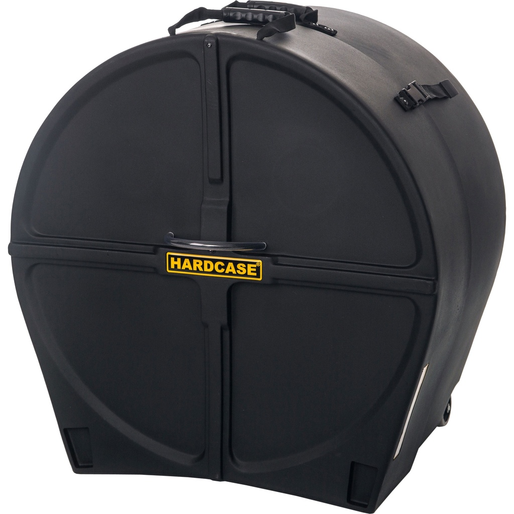 [HN24B] Hardcase 24" (Diameter) x 16-to-20" (Deep) Bass Drum Case with Wheels
