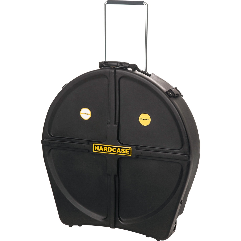[HN12CYM24] Hardcase 24" Cymbal Case with Retractable Tow Handle & Wheels