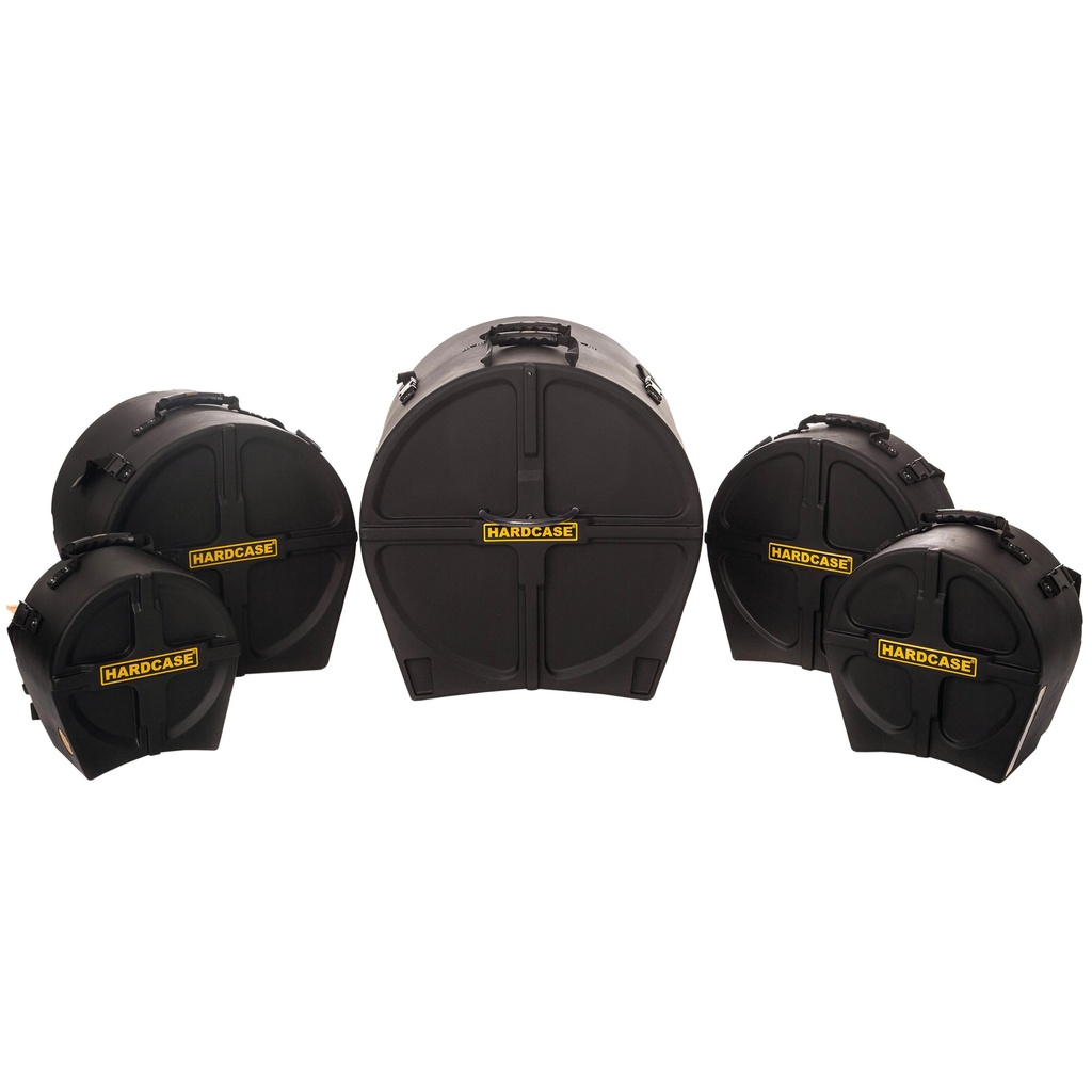 [HFUSION] Hardcase Fusion Drum Set Case Bundle (20B 10/12/14" Toms 14" Snare)