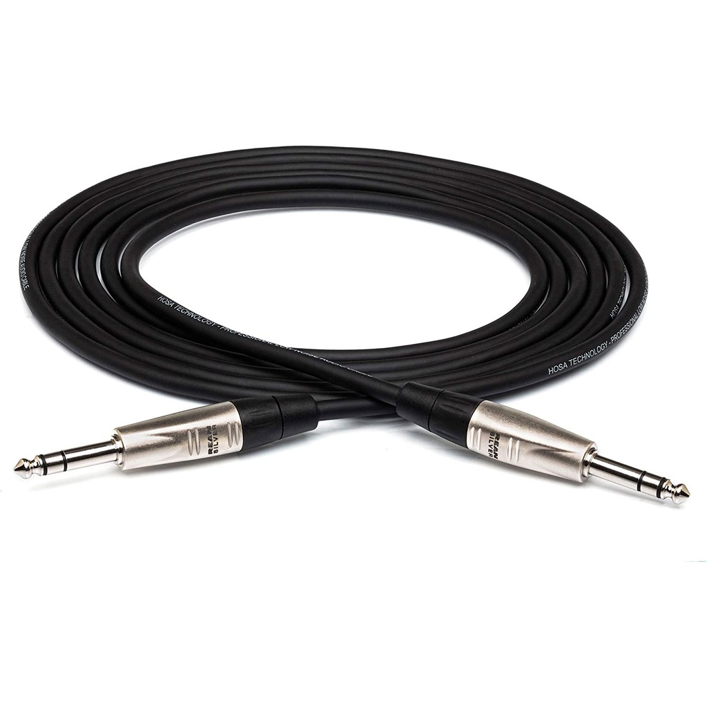 [HSS-100] Hosa 100' Cable REAN 1/4-" TRS Male to REAN 1/4" TRS Male
