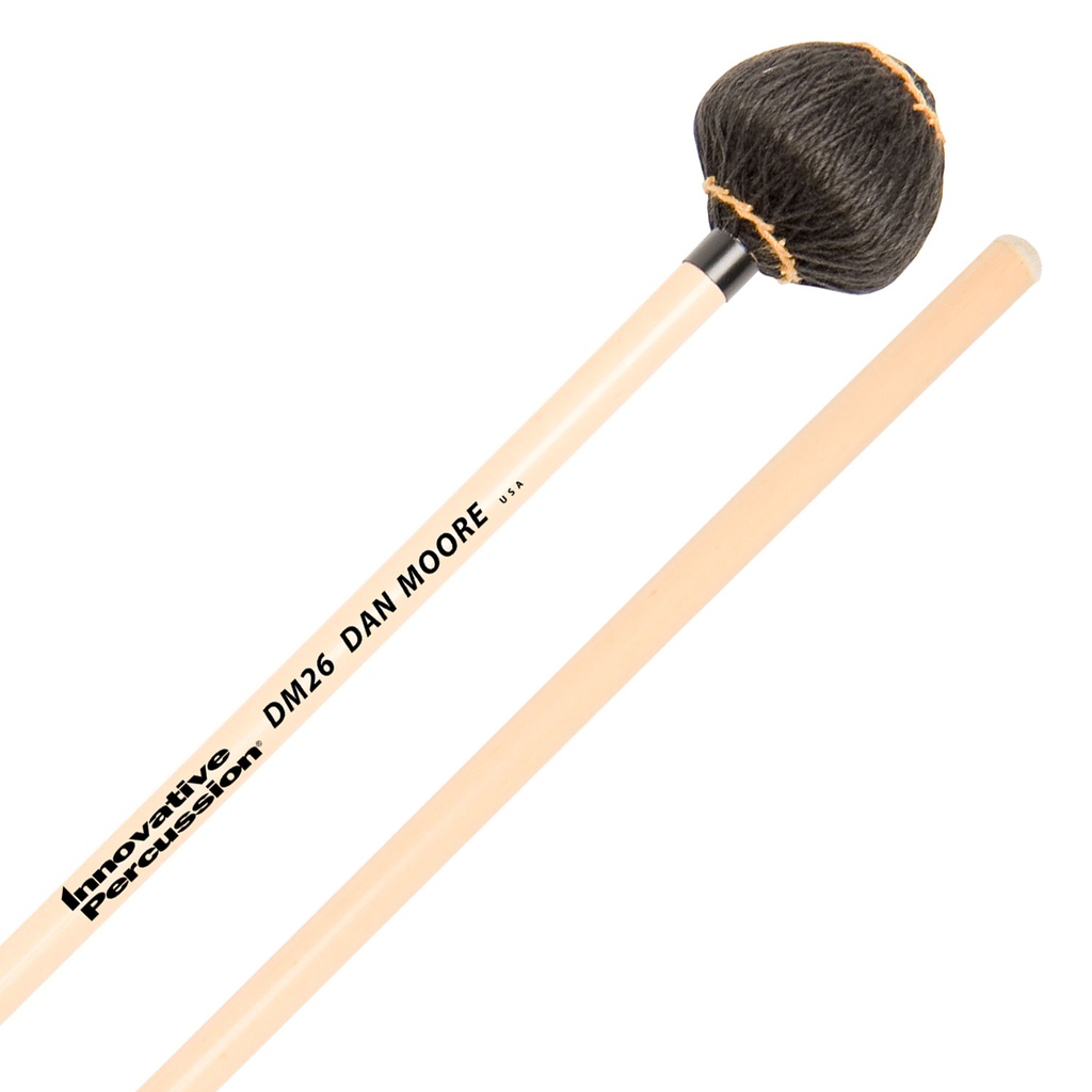 [DM26] Innovative Percussion DM26 Dan Moore Med. Hard Vibe/Marimba Mallet